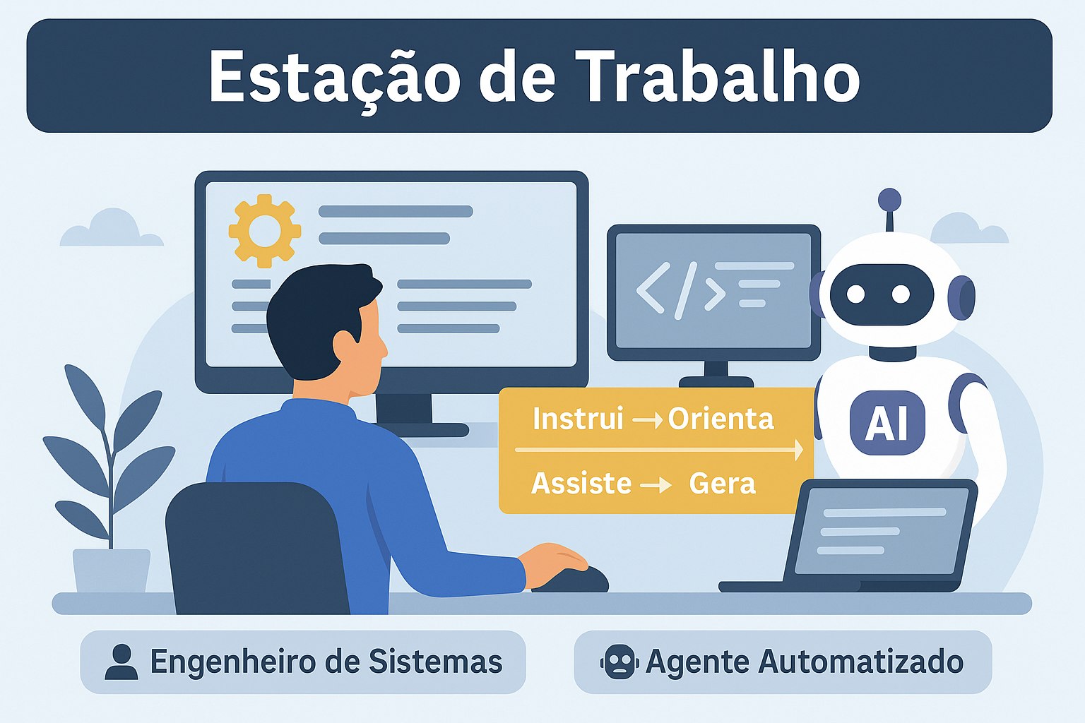Banner Estação de Trabalho